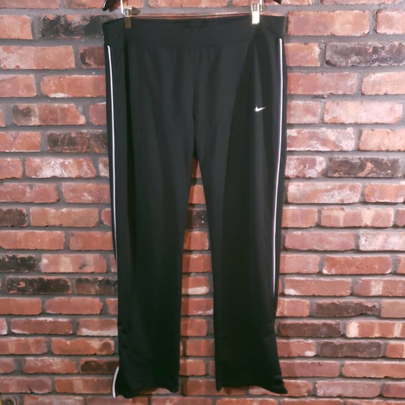 Nike Black Boot Cut Pants - Picture 1 of 5